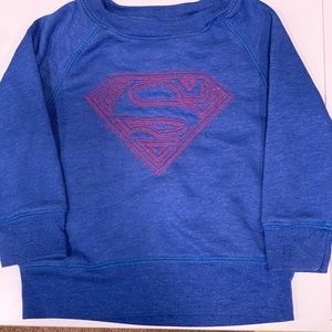 Boys Junkfood Superman sweatshirt long sleeve 2T